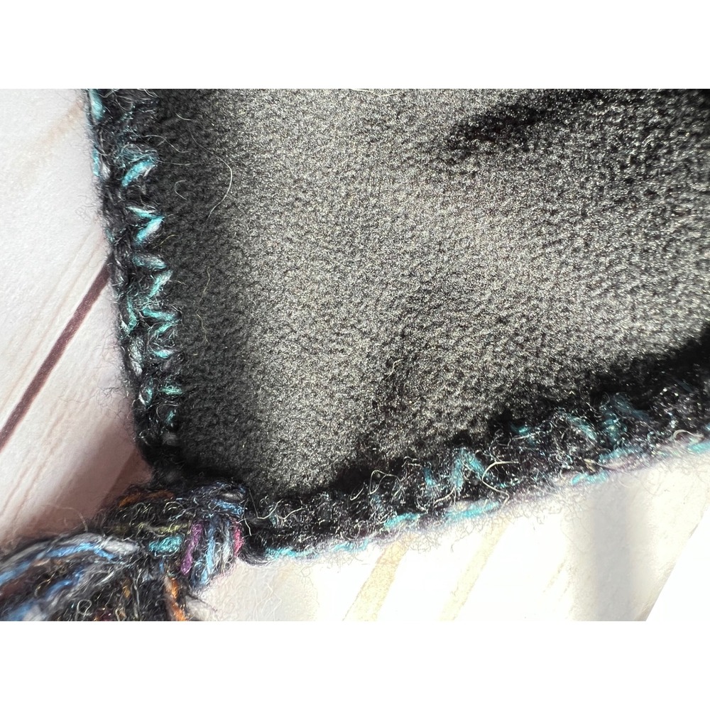 Columbia Womens Trapper Hat Cable Knit Fleece Lined Beanie Multi Color Tassel OS - Picture 3 of 7